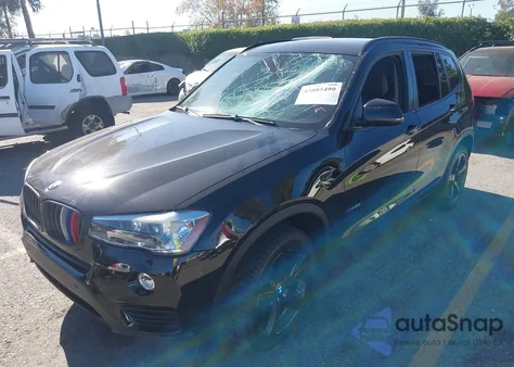 2017 BMW X3 xDrive28I from USA, damaged, VIN 5UXWX9C31H0W70876